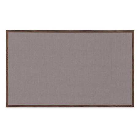 United Visual Products Combo Board, 48"x36", Bronze Frame/Black Porcelain & Rubber UVDECORK4836BZ-BLKPORC-RUBBER